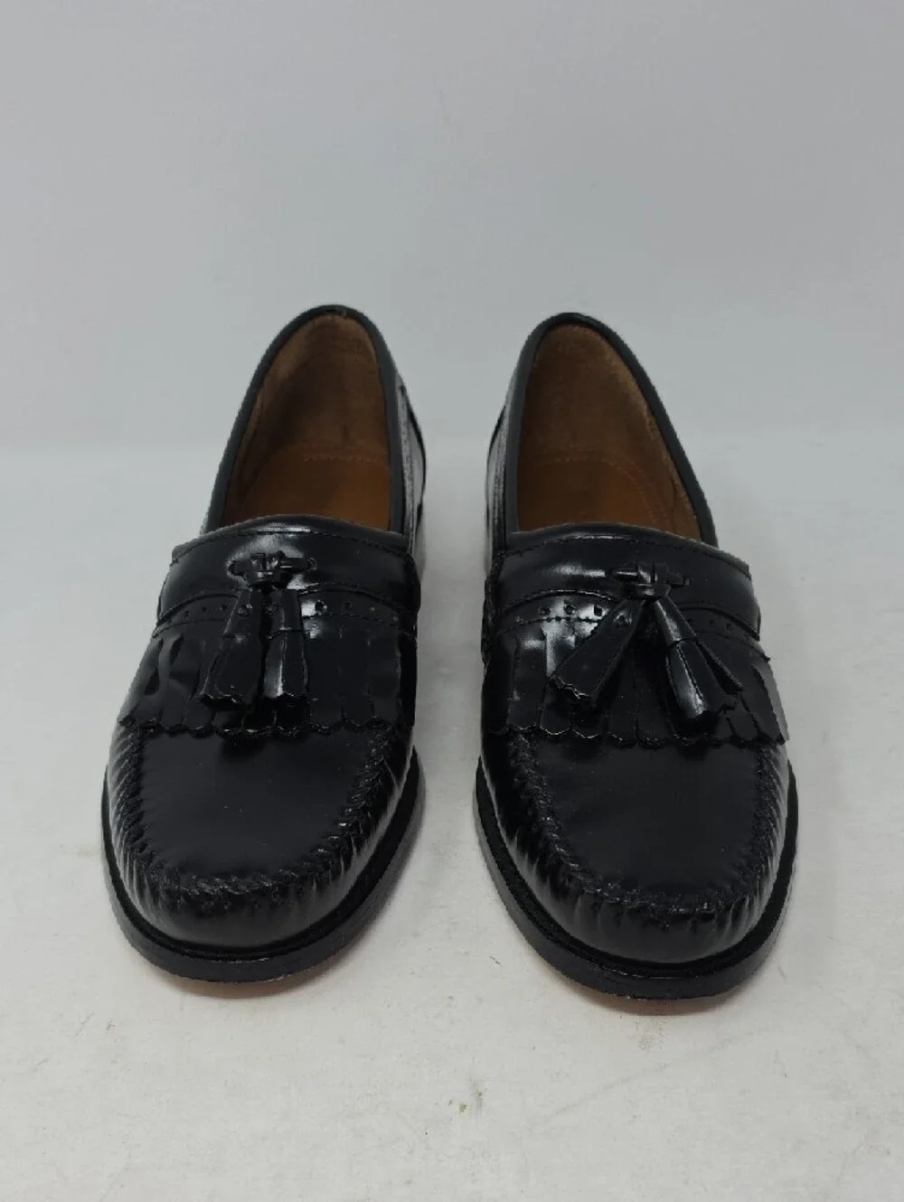 GH Bass Jeremy Classic Black Tassel Loafers Men's Size 9.5D
